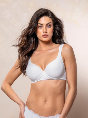 Leonisa Full Coverage And Supportive Cups Bra For Women - Comfort Underwire Bra