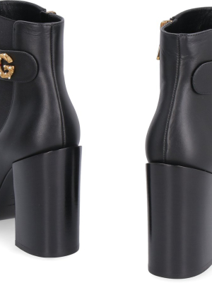 Dolce & Gabbana Dg Logo Slip-on Boots