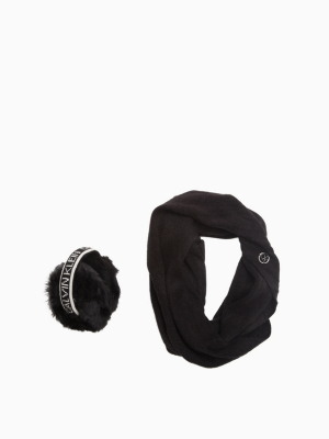 Logo Earmuff + Loop Scarf Set