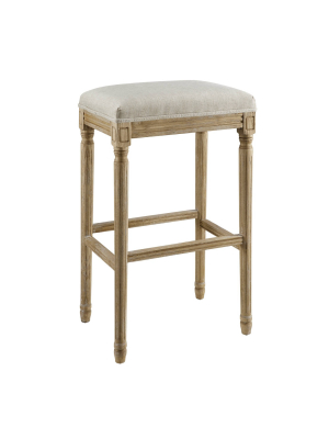 Brianna Backless Barstool - Linon