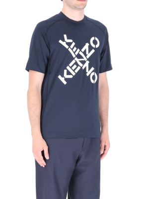 Kenzo Logo Print Slim-fit T-shirt