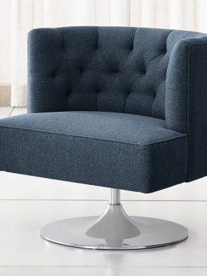 Grayson Tufted Swivel Chair