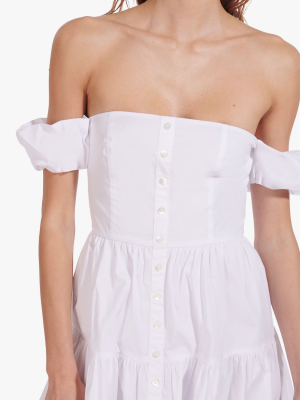 Mini Elio Dress | White
