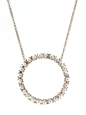 Baguette Open Burst Necklace