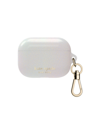 Kate Spade New York Airpods Pro Case - White Glitter