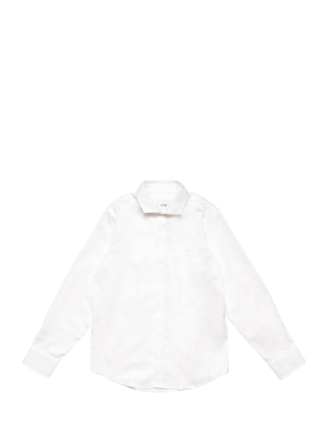 Fendi Kids Logo Embroidered Shirt