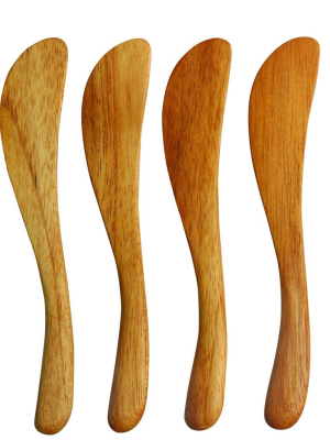 Teak Spreaders, Set Of 4