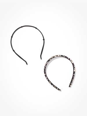 Aeo Leopard Headbands 2-pack