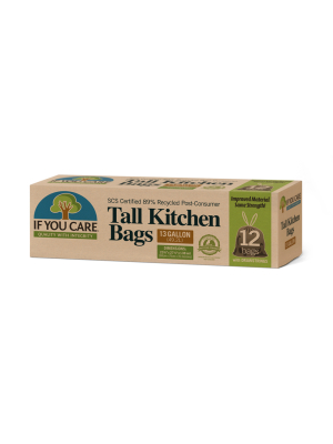 Recycled Tall Kitchen Bags, 13 Gal