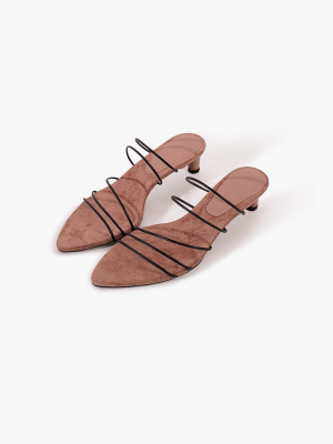 Leather Suede Sandals