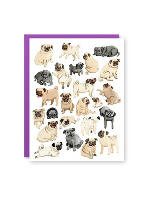 Cactus Club Pug Pals Card