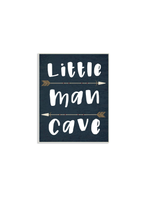 Little Man Cave Arrows Oversized Wall Plaque Art - Stupell Industries