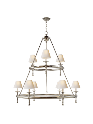 Classic Two-tier Ring Chandelier