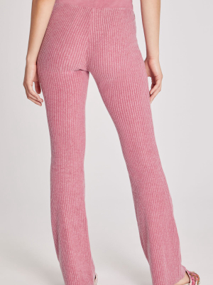 Brushed Rib Cora Pant | Ruby