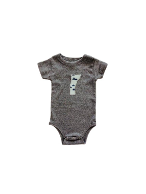 Vermont Mountains Baby Onesie