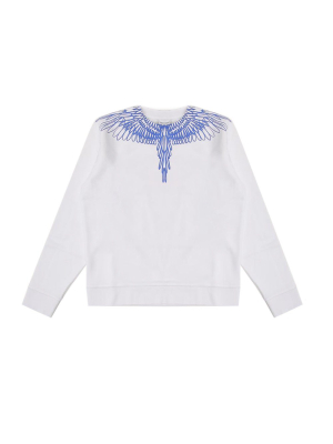 Marcelo Burlon County Of Milan Kids Wings Printed Sweatshirt