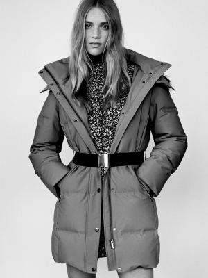 Water And Wind Protection Long Down Coat