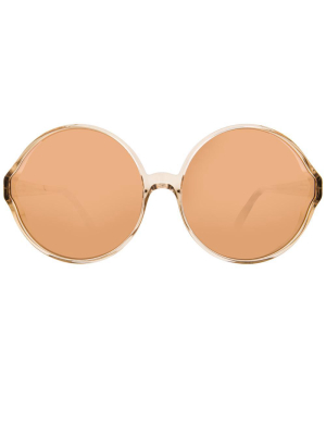 Linda Farrow 657 C5 Round Sunglasses