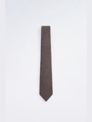 Herringbone Textured Wide Tie