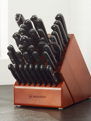 Wüsthof ® Gourmet 36-piece Cherry Knife Block Set