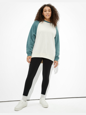 Ae Forever Oversized Crew Neck Sweatshirt