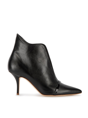 Cora 70mm - Black Leather Ankle Boot
