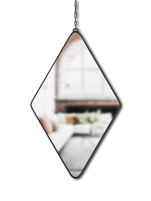 Set Of 3 Dima Diamond Wall Mirror Black - Umbra