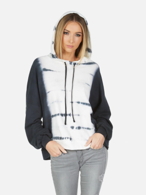 Gower Le Dark Waters Crop Hoodie