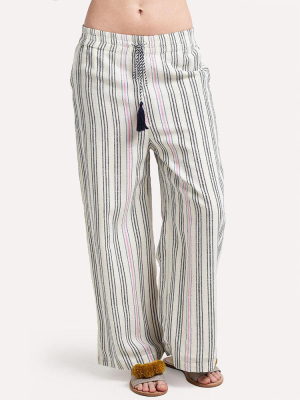 Sundry Striped Wide Leg Pant