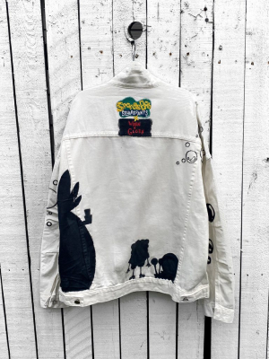 Wg X Spongebob Squarepants 'bikini Bottom Vibes' Denim Jacket