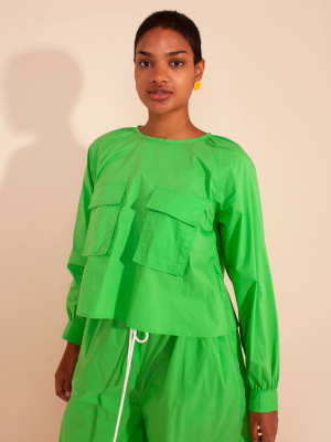 Norman Top Apple Green