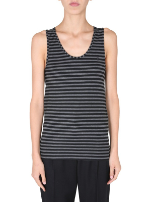 Saint Laurent Striped Tank Top