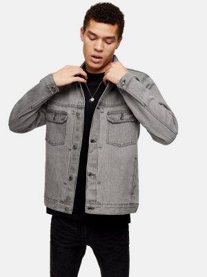 Gray Organic Denim Jacket