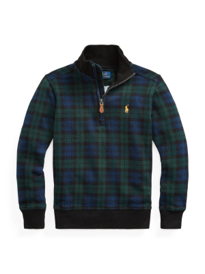 Tartan Cotton French Terry Pullover