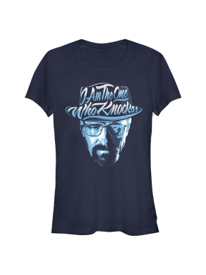 Junior's Breaking Bad Walter One Who Knocks Quote T-shirt