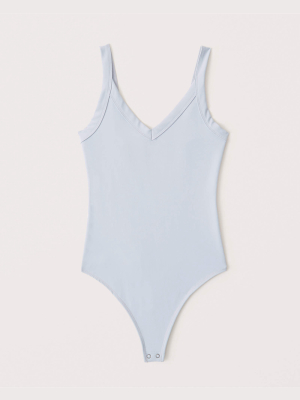 Seamless V-neck Bodysuit