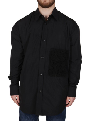 Valentino Macramé Pocket Shirt Jacket