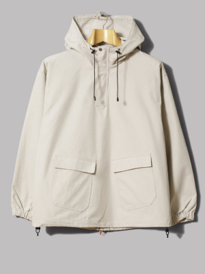 Uniform Bridge Smock Anorak Jacket (ivory)