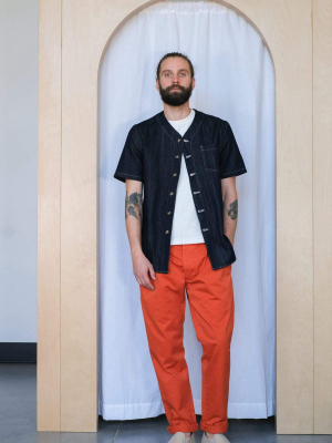 Harris Pleated Chino - Orange