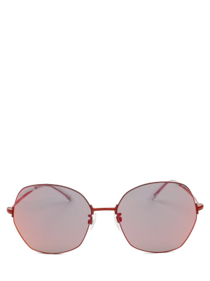 Balenciaga Eyewear Logo Stamped Sunglasses