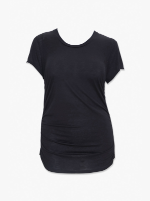 Plus Size Ruched Tee