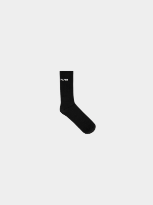 Black White Etype Sock