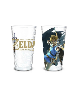 Just Funky Legend Of Zelda Breath Of The Wild 16oz Pint Glass Set