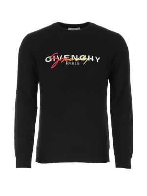 Givenchy Signature Logo Embroidered Jumper