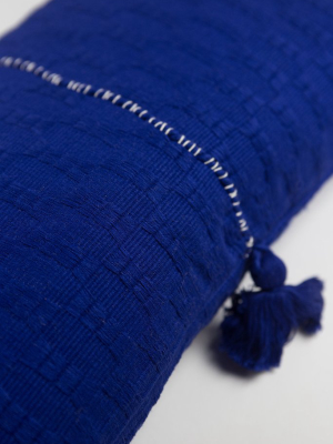 Antigua Pillow - Royal Blue Solid