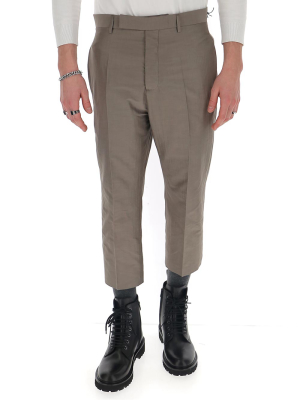 Rick Owens Slim Fit Cropped Pants