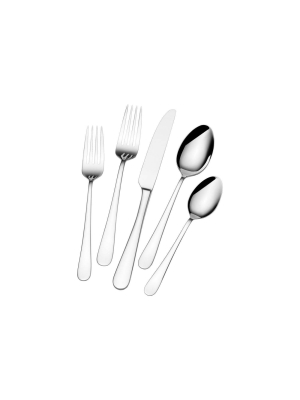 International 20pc Stainless Steel Lisbon Silverware Set