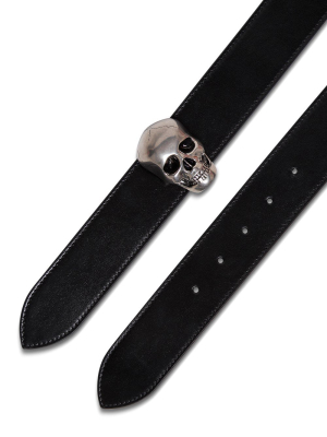 Alexander Mcqueen Skull Buckle Belt