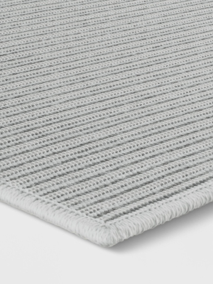 Stripe Woven Area Rug Gray - Made By Design™