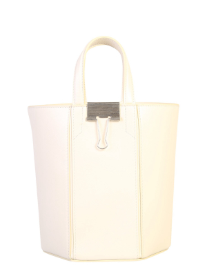 Off-white Binder-clip Bucket Bag